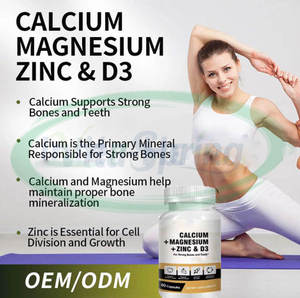 비타스프링 OEM 칼슘 마그네슘 아연 비타민 D3 K2 면역 보충제 칼슘 마그네슘 아연 정제 - Product Image 3