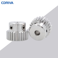 Engranajes Cónicos de Acero Inoxidable Cdriva M1-M6 para Máquinas de Embalaje, Transportadores Industriales, OEM Personalizable, Grado 8 de Precisión