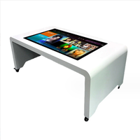 Mesa inteligente interactiva, pantalla LCD de publicidad, quiosco con pantalla táctil para barra de café o mesa de conferencias, pantalla multitáctil