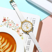 Jam Tangan Wanita CURREN 9078 Merah 2022, Dial Bunga Menawan, Jam Tangan Quartz untuk Gaya Berpakaian, Jam Kulit Wanita