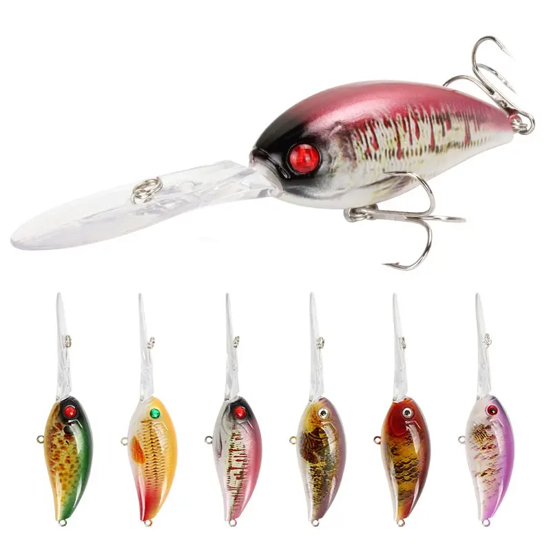 110mm 18.2g esca da pesca per immersioni profonde manovella Wobbler crankbaits per Bass Pike pesca artificiale iscas esche artificiali da traina