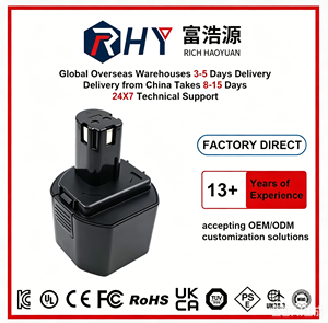 Ryo için 9.6V 3.0Ah Ni-Mh Ni-Cd BID9620 BID900 B-9620F2, B-967F1,B-963F2,1400669 için yedek güç bataryası - Product Image 1