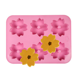Cherry Blossom Snowflake Silicone <b>Mold</b> Heat-Resistant Non-Toxic Oven Safe Non-Stick Easy Demoulding Cakes Donuts Ice Cream <b>Jelly</b> - Product Image 4