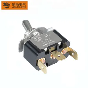 LEMA LT2120C Quick Terminal Single Pole 250v Spdt Toggle Switch 15a Wall Toggle Switch