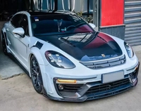 Runde Support Personnalisation Kits de carrosserie pour Porsche Panamera 971 Mise à niveau MSY Modèle Auto Pièces Hlaf Carbon Fiber Surround High Fit