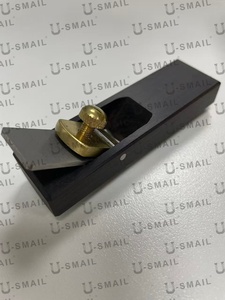 Herramienta manual de carpintería para recortar y biselar madera, para bricolaje, de ébano negro con arco exterior ancho, modelo Light Planer-11 - Product Image 3