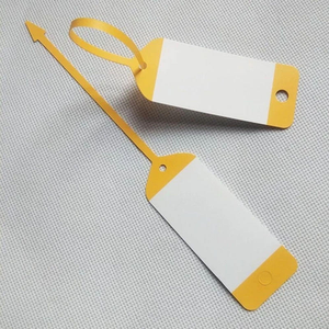 Etiquetas de gestión de activos para automóviles - Sello de seguridad de plástico amarillo con modelo, color y número de matrícula/stock, etiquetas desechables antimanipulación para - Product Image 3