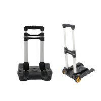 Chariot à bagages pliable et durable, avec poignée télescopique, offre spéciale