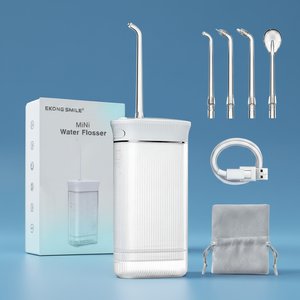 <span class=keywords><strong>Irrigador</strong></span> Bucal Recargable Retráctil, Ideal para Viajes de Negocios, 60 Días de Autonomía, Hilo Dental de Agua - Product Image 1