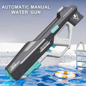 Pistola ad Acqua Elettrica con Luci Colorate, Alta Pressione, Assorbimento Automatico dell'Acqua, Giocattolo Spruzza Acqua per Bambini, per <span class=keywords><strong>Giochi</strong></span> Estivi all'Aperto - Product Image 5