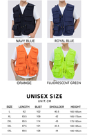 Biru. Safety overall Workwear electricer keselamatan rompi Pakistan Gota kerja mewah Baggers mengambil pakaian kostum rompi kerja