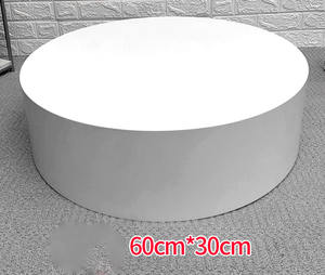 Exhibidor de Ropa para Tienda de Novias, Soporte de Piso para Probador y Modelaje, Pedestal Redondo para Fotografía - Product Image 3