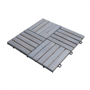 SMARTWOOD Dalles de terrasse en acacia massif résistantes aux intempéries, planches de sol en bois antidérapantes, fabricant de parquet pour terrasse extérieure - Product Image 1