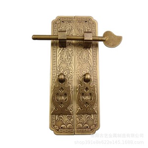 Xinyang Guyi <b>Cabinet</b> Door Handle Brass E-37 Straight <b>Vintage</b> For Drawer - Product Image 2