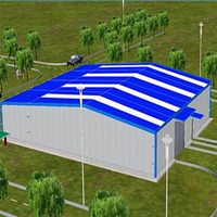 Kits de hangar préfabriqués en acier léger personnalisés, pour barndominium, entrepôt, hangar agricole, atelier préfabriqué, soudure