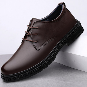 Zapatos de Vestir de Cuero Estilo Británico para Hombre, Talla Grande 2026, de Piel Vacuna con Cordones - Product Image 2