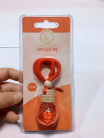 Diffuseur de parfum suspendu pour voiture, flacon en verre, matériaux en bois, accessoire décoratif élégant pour hommes et femmes