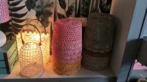 <span class=keywords><strong>Sac</strong></span> à <span class=keywords><strong>main</strong></span> moderne style de <span class=keywords><strong>Crochet</strong></span> Fait <span class=keywords><strong>Main</strong></span> Abat-jour avec Différents motifs pour lampe de <span class=keywords><strong>table</strong></span> en gros abat-jour - Product Image 4