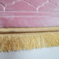 Tapis de prière confortable en flanelle douce, tapis de prière islamique gaufré, tapis de prière en mousse à mémoire de forme, vente en gros