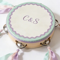 4/6 Inch Bulk Wedding Mini Tambourine Tamburelli Matrimonio Pandereta Hand Drum Percussion Instrument Gift Regalo Invitados Boda