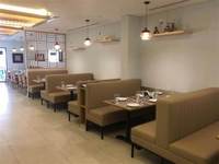 Meubles de restaurant de luxe léger, banquettes en cuir pour restaurant commercial, banquettes de haute qualité pour restauration rapide