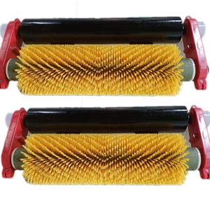 Konveyör bant temizleme fırçası elektrik motoru dönen naylon malzeme temizleme fırçası kemer temizleyici - Product Image 4