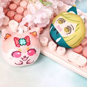 Custom Design <b>Plush</b> Squeaky Keychain Personalized Beanbag Squishy Charm Wholesale Bulk Promotional Gift <b>Anime</b> Merch Backpack Toy - Product Image 2