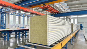 Wholesale Beautiful Fire-resistant Insulation Building Materials for House Rock Wool Metal Decorative Sandwich Panels