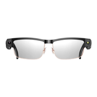 Dernières lunettes intelligentes à IA avec caméra 800W pixels, traduction multilingue, assistant vocal, enregistrement vidéo, appels audio, lunettes intelligentes