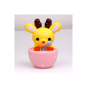 PU Foam Cute Deer Cup Fidget Toy For Kids 2-4 Years Unisex Slow <b>Rebound</b> Plaything - Product Image 1
