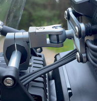 Aoocci Caméra double enregistreur AHD sans fil pour moto 6,25 pouces avec CarPlay et Android Auto, étanche