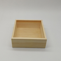 Boîte en bois transparente pour cadeaux de mariage, bonbons, photos, emballage cadeau fait main, boîte en bois avec couvercle à tirer en pin