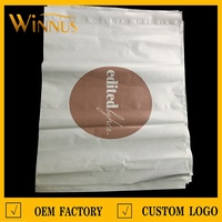 Bolsa de Correo de Poliéster con Logotipo Personalizado, Impermeable, Autoadhesiva, para Embalaje de Ropa, Bajo MOQ, Venta al Por Mayor
