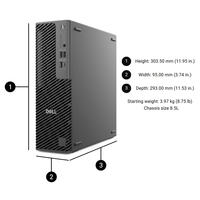 Nuevo Producto SFF Oficina Escritorio Intel Core Ultra 7 265 16GB RAM 512GB SSD Dell Pro Max Slim FCS1250 PC de Escritorio Estación de Trabajo