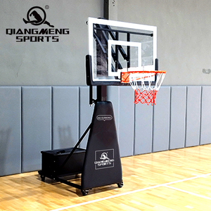 Equipo de entrenamiento profesional Soporte de baloncesto Altura ajustable 5,7-9 'Aro de baloncesto para niños para la <span class=keywords><strong>Academia</strong></span> - Product Image 4