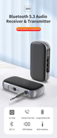 GR11 Auto Kit BT 5.4 Audio Zender & Ontvanger met 250mAh Batterij voor Vergaderingen, Projector, Camera, TV, Auto's