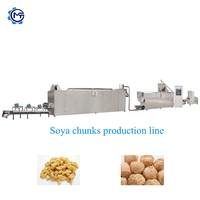 Nouvelle machine automatique de fabrication de protéines de soja en acier inoxydable MT, ligne de production de morceaux de soja, capacité de 300 kg/h, certifiée CE ISO9000, réglable