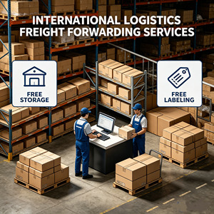 Agent de fret maritime pour entrepôt de consolidation, étiquetage gratuit, stockage gratuit, expédition maritime DDP vers l'Amérique du Nord - Product Image 1