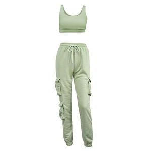 Tuta Sportiva Vintage da Donna in Cotone 100% Traspirante, Top Corto per Corsa e Fitness, Abbigliamento Sportivo Invernale all'Ingrosso - Product Image 2