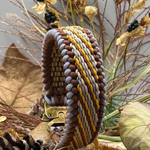 <span class=keywords><strong>Collar</strong></span> de Perro de Tela Bohemia Acolchado y Trenzado con Hebilla de Rana Tejida con Logotipo Personalizado 2025 2026 - Product Image 5