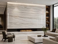 Dalle de marbre Calacatta Zebrino de luxe avec des veines grises linéaires pour les panneaux muraux intérieurs et la conception de comptoirs de villa