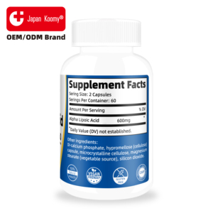 Ácido Alfa Lipoico Premium 600mg, Suplemento de ALA, Apoyo a la Función Celular para el Cuidado de la Salud en Adultos, Cápsulas de Ácido Alfa Lipoico - Product Image 6