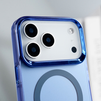 Coque de téléphone magnétique électroplaquée JOYPORODO B042 pour iPhone 18 17 16 15 14 13 12 11 Pro Max, coque arrière colorée pour Samsung S25