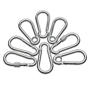 Kait Pengunci Pegas Baja Tahan Karat/Baja Karbon Berlapis Seng untuk Berkemah di Luar Ruangan, Panjat Tebing, dan Tanaman - Product Image 3