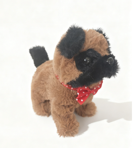 Adorabile Cane di Peluche con Baffi - Giocattolo Interattivo che Cammina e Abbaia 15x8x16cm in Plastica e Cotone - Product Image 2