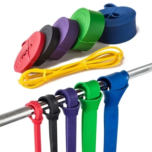 Bande d'assistance à la traction avec logo personnalisé <span class=keywords><strong>Bandes</strong></span> de force pour le <span class=keywords><strong>fitness</strong></span> <span class=keywords><strong>Bandes</strong></span> de résistance extensibles en latex pour la salle de sport et l'extérieur - Product Image 5