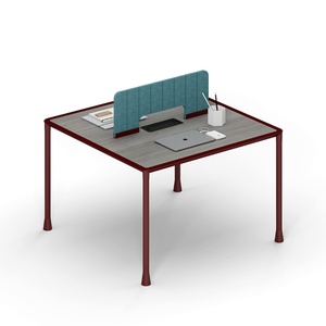 Modern Design Cubicle Office Workstation Furniture 4 Person Work Station with Storage Cabinet - Product Image 1