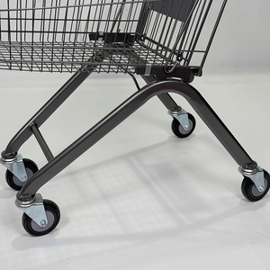 Chariot de courses de style européen en métal, chariot de supermarché multi-capacité pour les épiceries et les centres commerciaux - Product Image 2