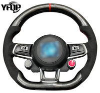 Volant en fibre de carbone forgé personnalisé pour VW Golf Mk4 GTI R MK6 MK7 Volkswagen Golf gti