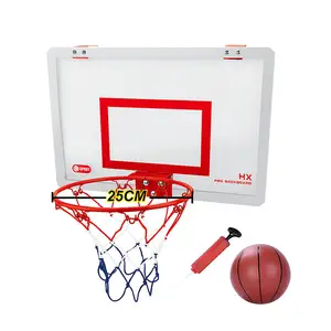Jeux d'intérieur pour enfants et adultes, porte de maison et de bureau, montage mural, panier de basket-Ball avec pompe à balle, jouet en peluche